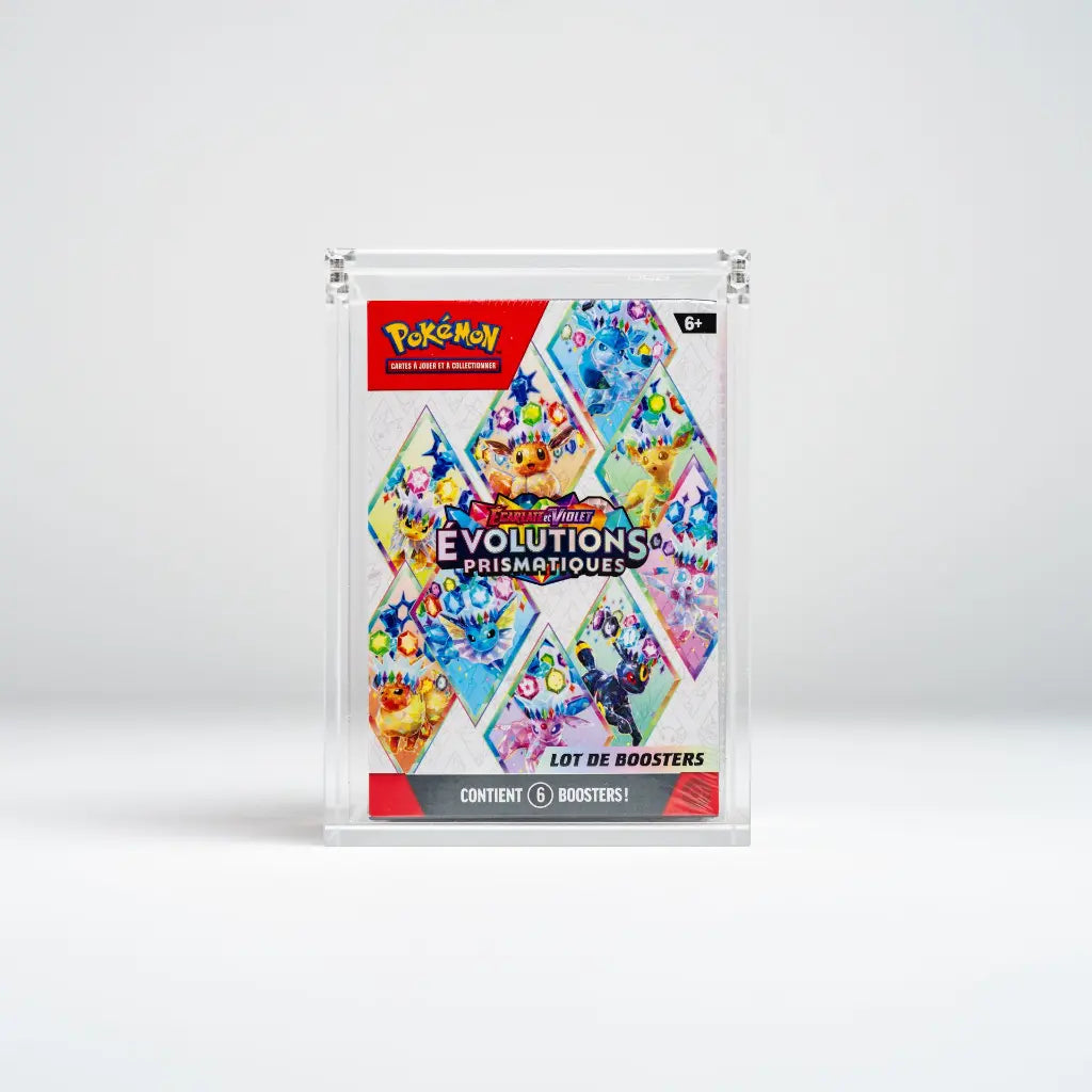 Boite de Protection en acrylic pour bundle 6 boosters